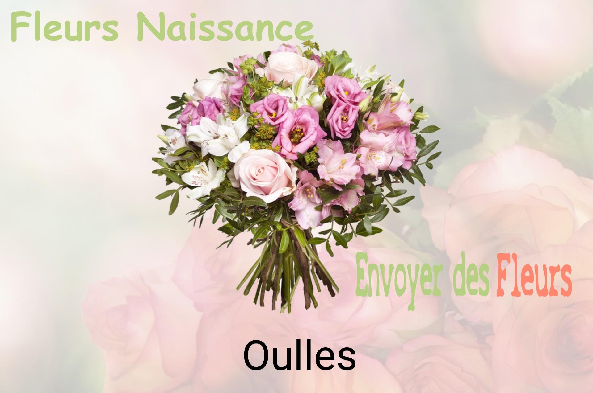 Bouquet de fleurs de naissance livré à Oulles